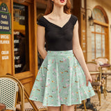 Dogs Skater Skirt