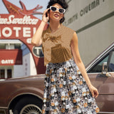 Realistic Cats A-line Skirt