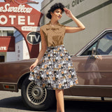Realistic Cats A-line Skirt