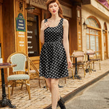 Shorter Length Retro Fit & Flare Dress Starburst
