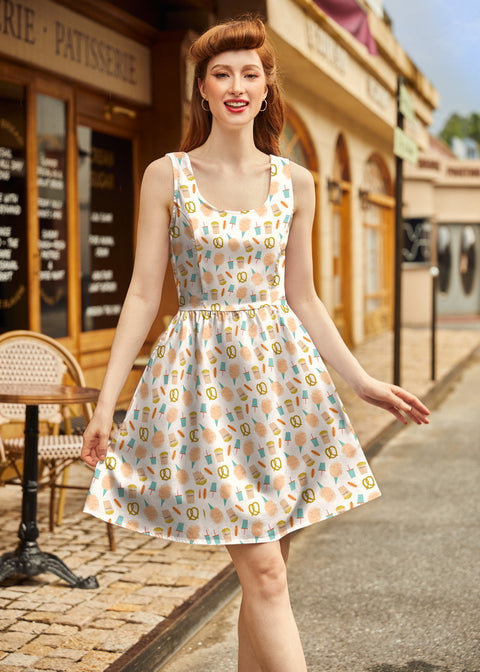Snacks Shorter Length Fit & Flare Dress XL Snacks Shorter Length Fit & Flare Dress XL