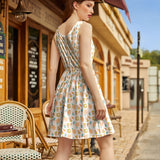 Shorter Length Retro Fit & Flare Dress Snacks