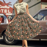Doris 100% Cotton Skirt - Badger
