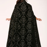 Black Brocade Cape