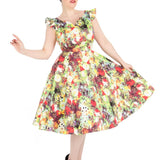 Summer Floral Swing Dress