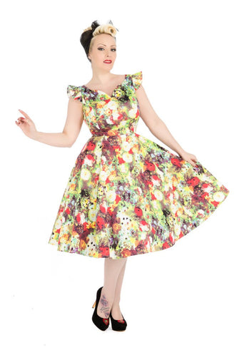 Summer Floral Swing Dress