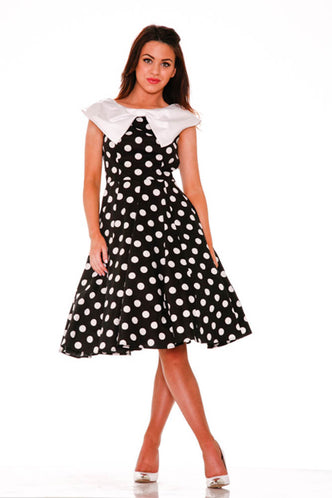 Black Molly Swing Dress