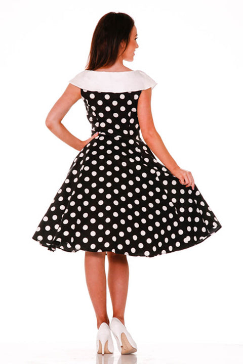 Black Molly Swing Dress