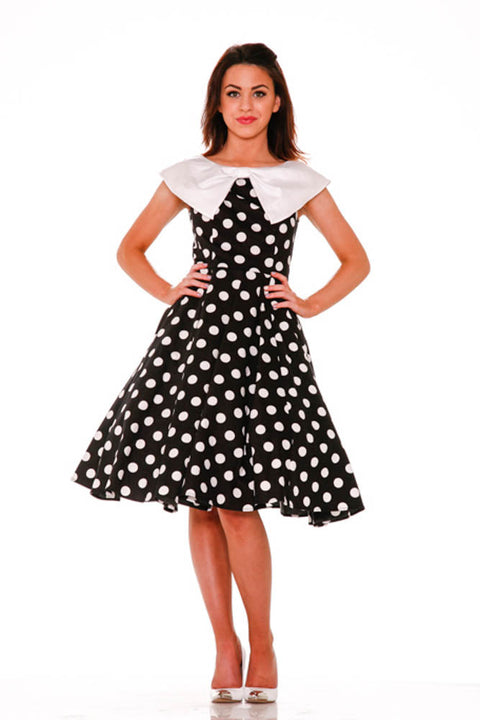 Black Molly Swing Dress
