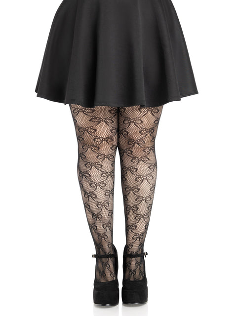 Bow Babe Net Tights