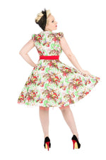 Spring Blossom Swing Dress