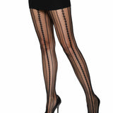 Eve Vintage Pinstripe Net Tights