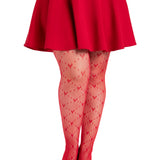 Valentina Heart Net Tights