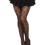 Valentina Heart Net Tights