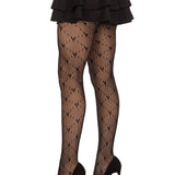 Valentina Heart Net Tights