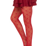 Valentina Heart Net Tights