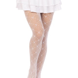 Valentina Heart Net Tights