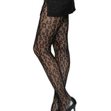 Leopard Net Tights