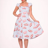Car Hop Swing Dress