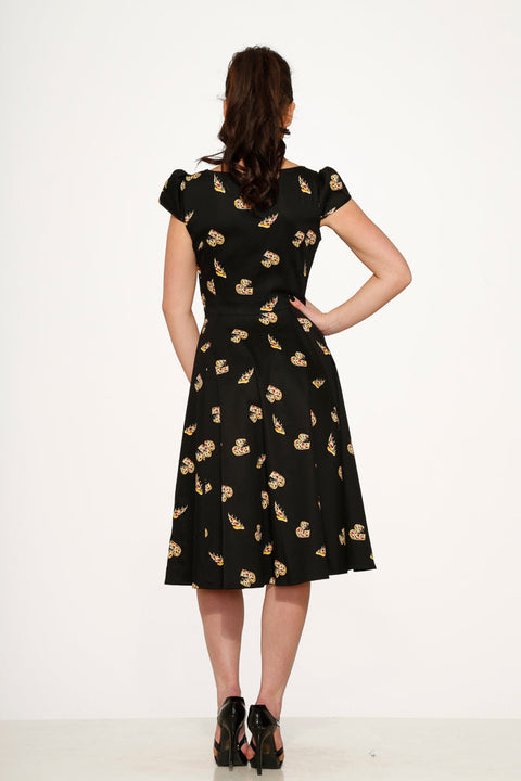 Love New York Pizzeria Swing Dress