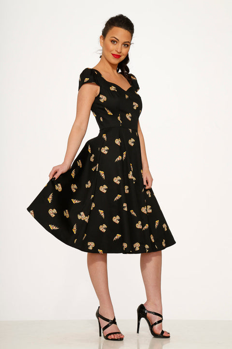 Love New York Pizzeria Swing Dress