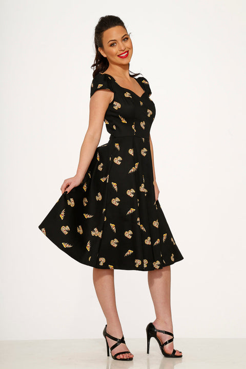 Love New York Pizzeria Swing Dress