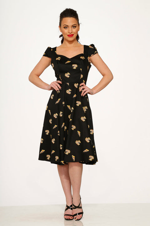 Love New York Pizzeria Swing Dress