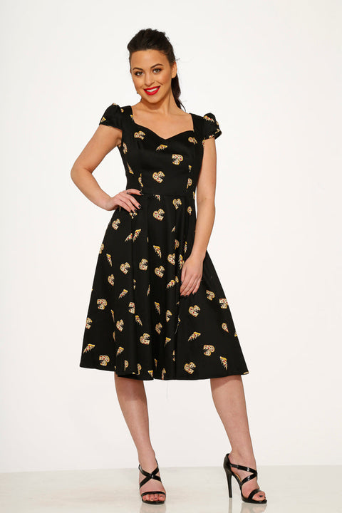 Love New York Pizzeria Swing Dress