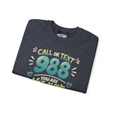 988 Mental Health Awareness Sweatshirt