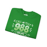 988 Mental Health Awareness Sweatshirt