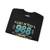 988 Mental Health Awareness Sweatshirt