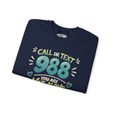 988 Mental Health Awareness Sweatshirt