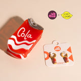 Pack: Cola Can Charms, Huggies, & Claw Clip