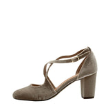 Oren Velvet Mary Jane Heels