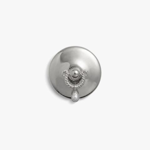 Pierced Pearl Brooch