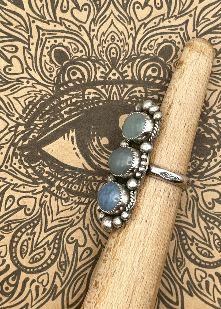 Sterling Silver Aquamarine Ring