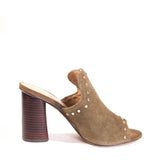 Amore Suede High Heel Mules
