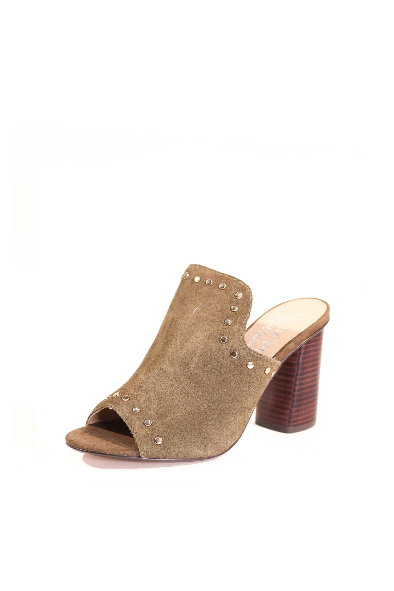 Amore Suede High Heel Mules