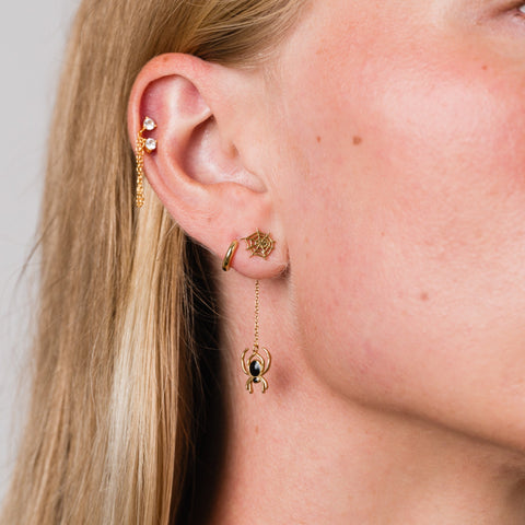 Anjelica Spider Drop Earrings