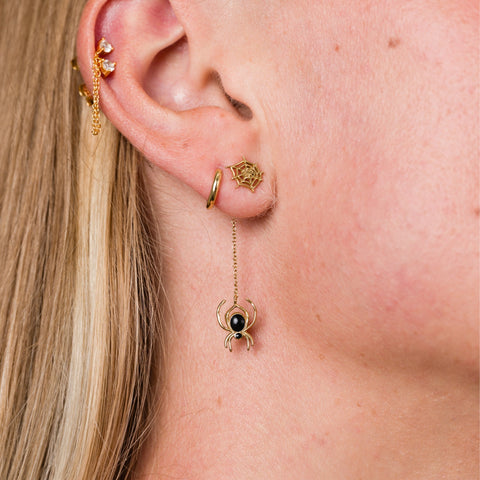 Anjelica Spider Drop Earrings