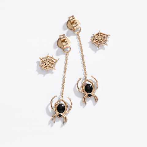 Anjelica Spider Drop Earrings