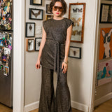 Aura Gold Palazzo Pant