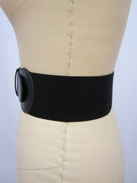 Black Elastic Belt