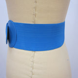 Bright Blue Elastic Belt