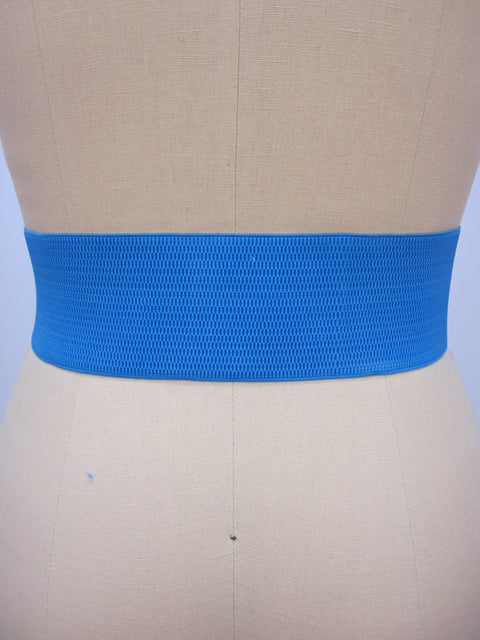 Bright Blue Elastic Belt