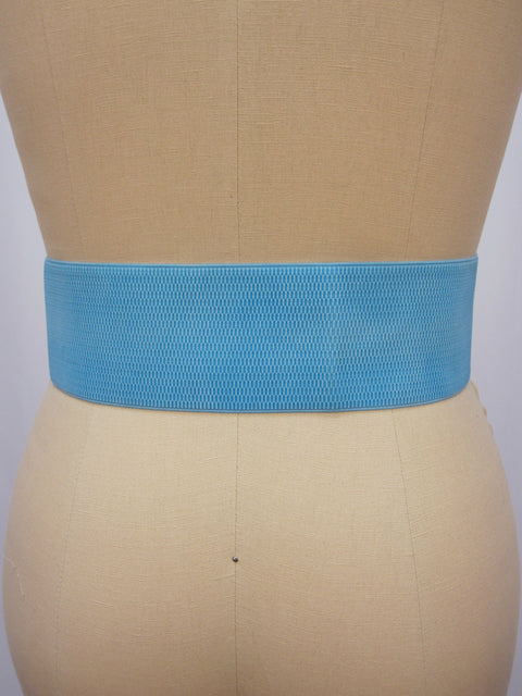 Light Blue Elastic Belt