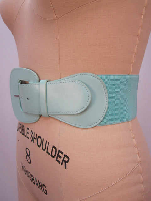 Mint Green Elastic Belt