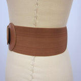 Brown Elastic Belt