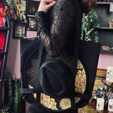Brimmed Hat Bag - Large Heavy Duty Tote with Straps to Carry Your Favorite Hat!