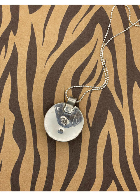 Retro Billiard Ball Orange #13 Pendant